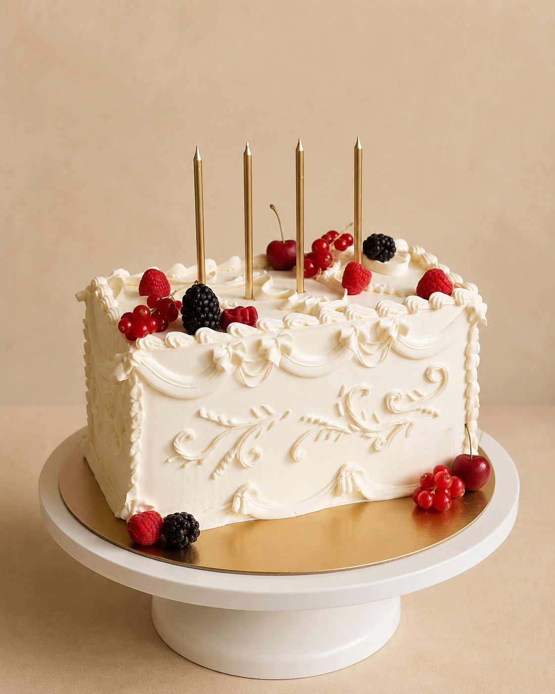 Royal Berry Cream Cake