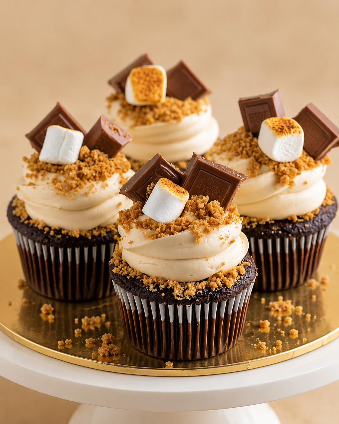 Chocolate Campfire Cupcake