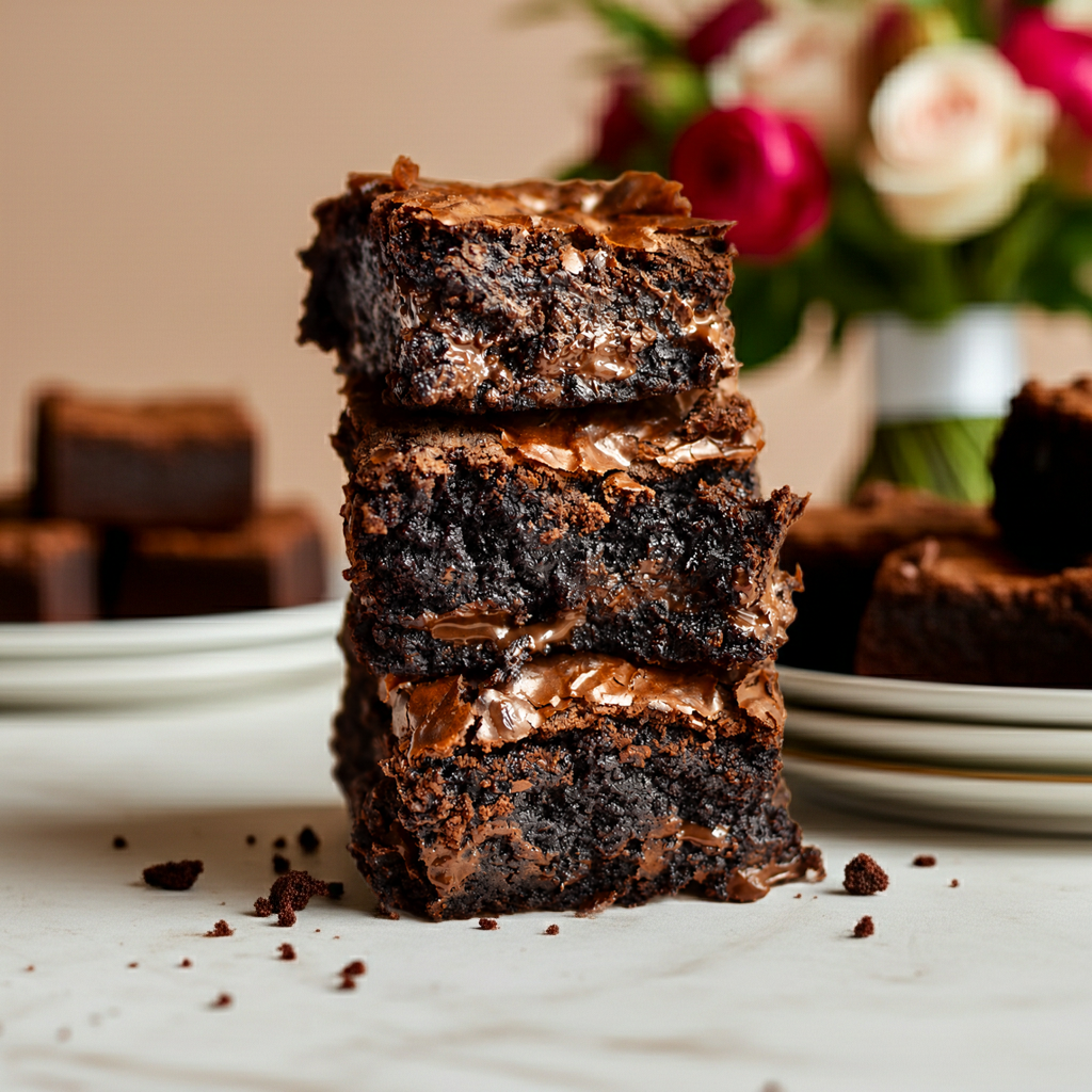 Extra Gooey Molten Chocolate Brownie
