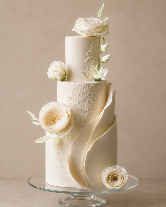 The Porcelain Rose Cake