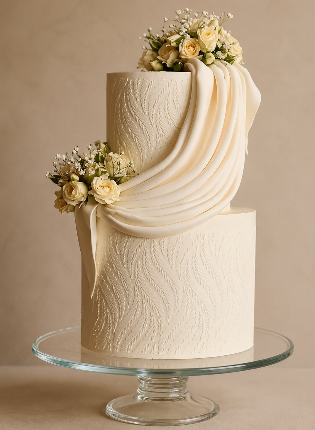 The Champagne Drape Cake